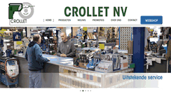 Desktop Screenshot of crollet.be
