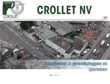 Tablet Screenshot of crollet.be